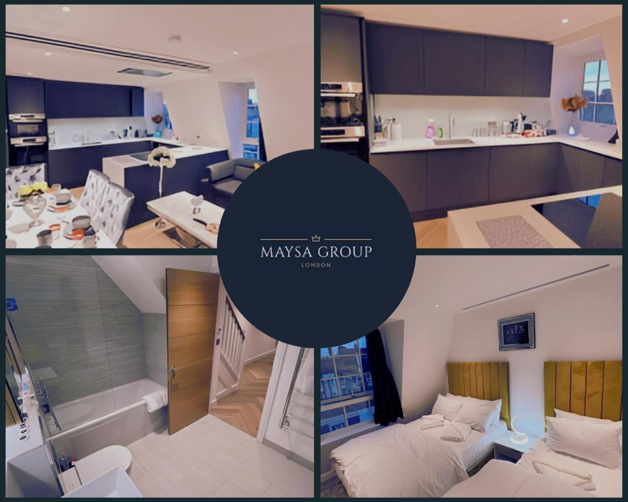 Reserve Amazing 2-Bedroom Penthouse In Marble Arch 74 Londres Exterior foto